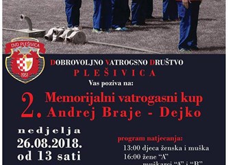 Plešivički vatrogasci pripremaju Memorijal Andrej Braje