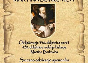 Otkriva se spomenik biskupu Borkoviću