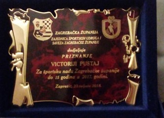 Victorija Pustaj i Lovro Žamarija među najboljim sportašima u Županije