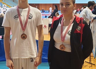 Matej i Lucija brončani na Prvenstvu Hrvatske u karateu