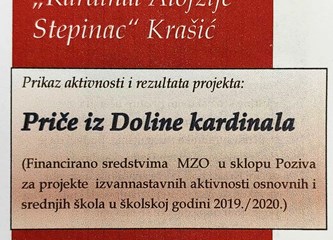 "Priče iz Doline kardinala" - hvalevrijedan projekt krašićkih školaraca